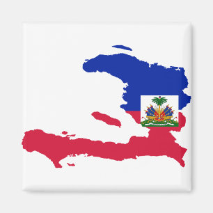 Aimant HT de carte de drapeau du Haïti