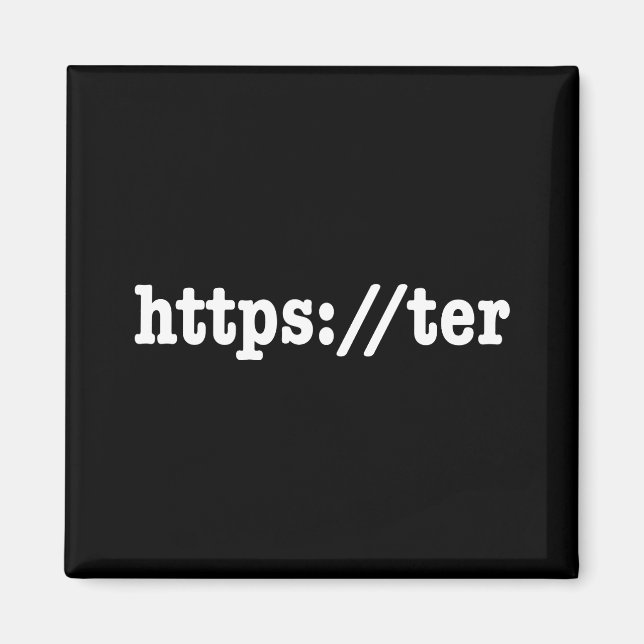 Aimant https://ter / code html (Devant)