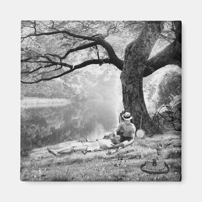 Aimant Huckleberry & Tom (Devant)