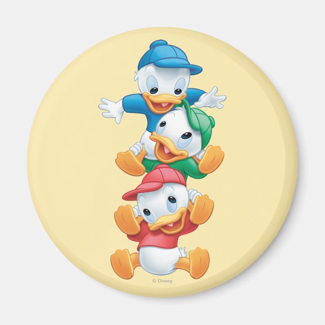 Aimant Huey, Dewey et Louie | empilé (Devant)