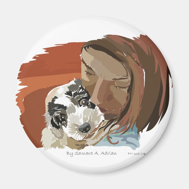 AIMANT HUGGABLE PUPPY (Devant)