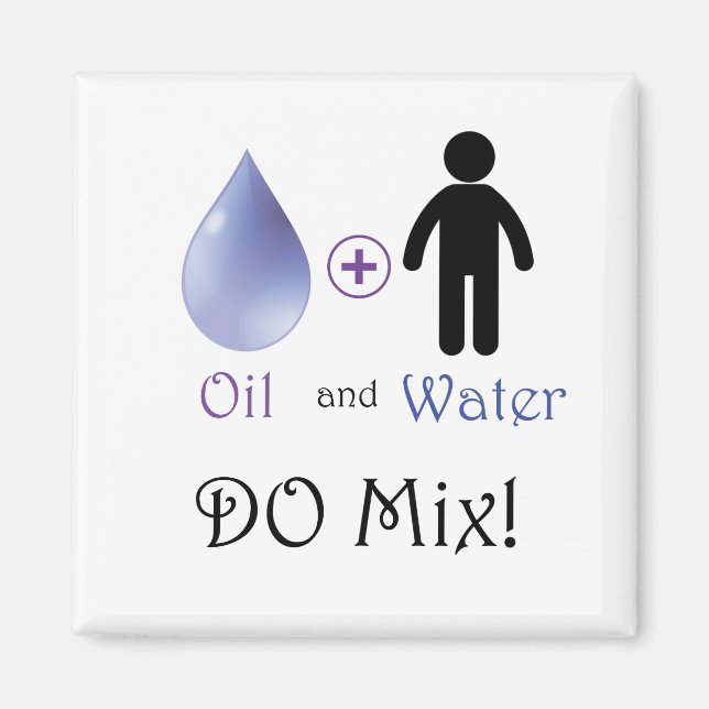 Aimant Huile et Eau Do Mix (Devant)
