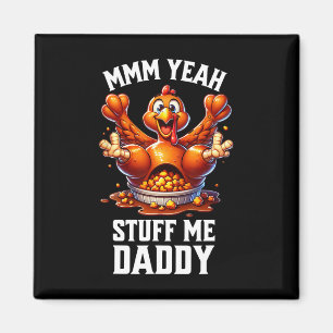 Aimant Humour de Thanksgiving pour adultes, dinde drôle,