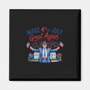 Aimant Humour Drôle Trump Faire 4 Juillet Grand Encore Ho