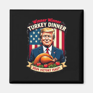 Aimant Humour Drôle Trump Gagnant Dîner Dîner Turquie