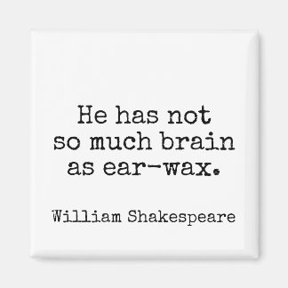 Aimant Humour Shakespeare Insult Littérature