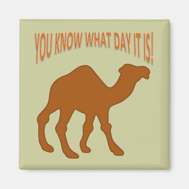 AIMANT HUMPDAY ! CAMEL JOUR HUMP VOUS SAVEZ QUEL JOUR IL  (Devant)