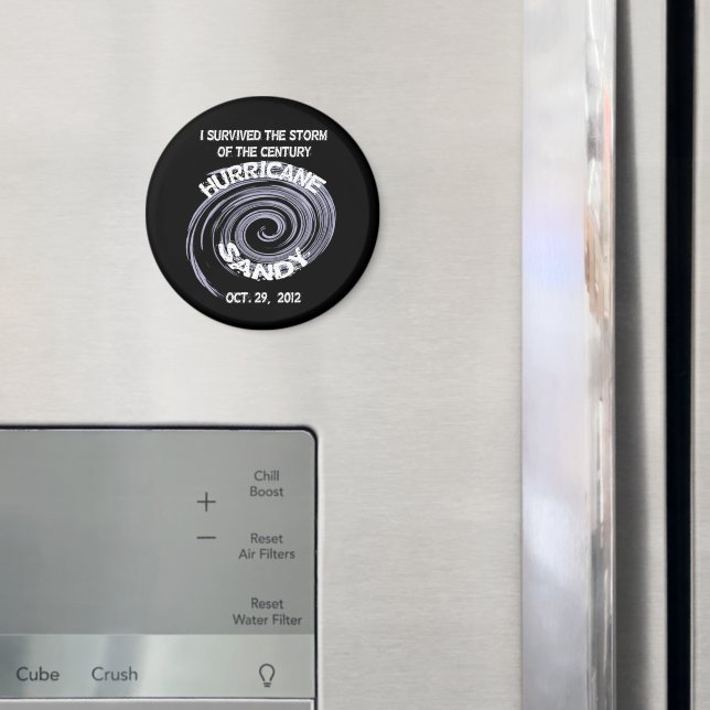 Aimant Hurricane Sandy (In situ (réfrigérateur))