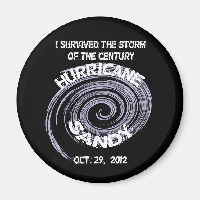 Aimant Hurricane Sandy (Devant)
