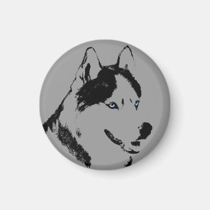 Aimant Husky Fridge Magnet Alaskan Sled Dog Magnet