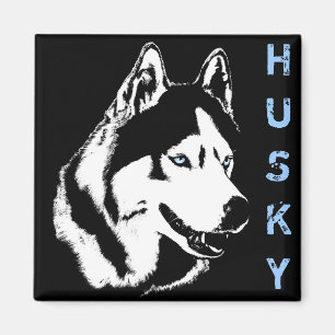 Aimant Husky Fridge Magnet Alaskan Sled Dog Magnet