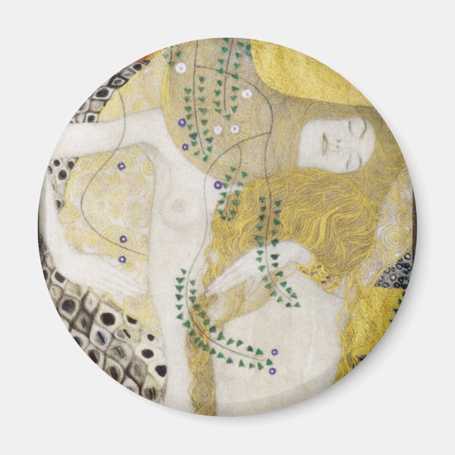 Aimant Hydra (aka Water Serpents I) par Gustav Klimt (Devant)