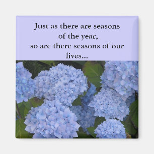 Aimant Hydrangeas Saisons de nos vies