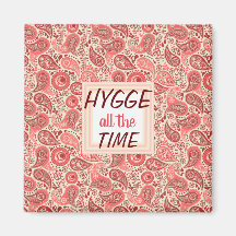 HYGGE tout le temps Cosy Rose Paisley