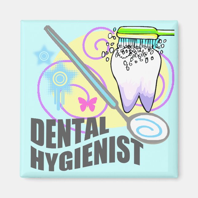 Aimant Hygiéniste dentaire (Devant)