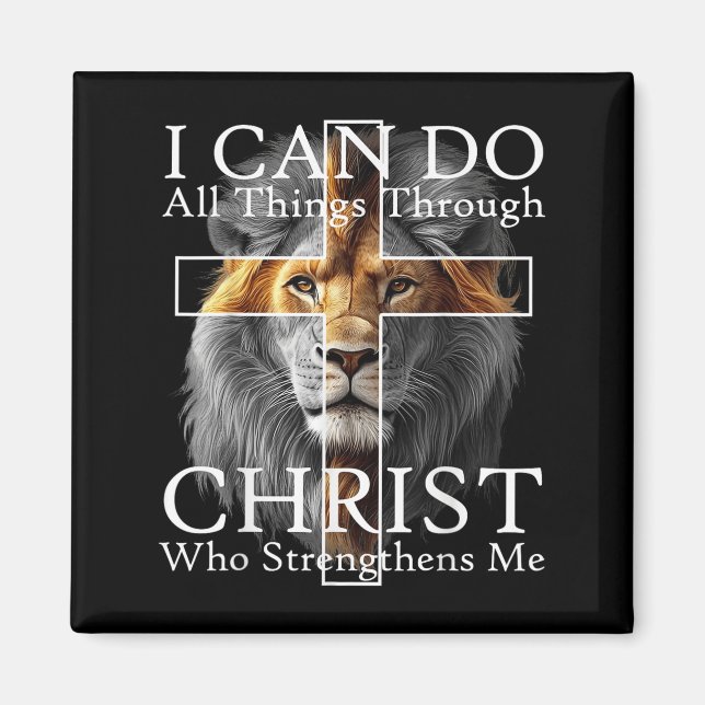 Aimant I Can Do All Things Through Christ Who Strengthens (Devant)