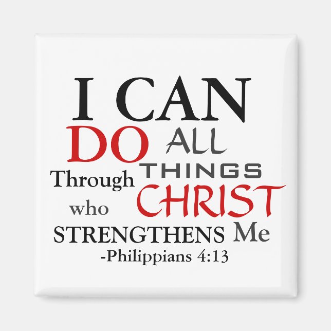 AIMANT I CAN PHILIPPIANS 4:13 (Devant)