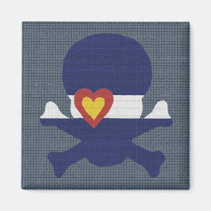 Aimant I crâne du Colorado de coeur !