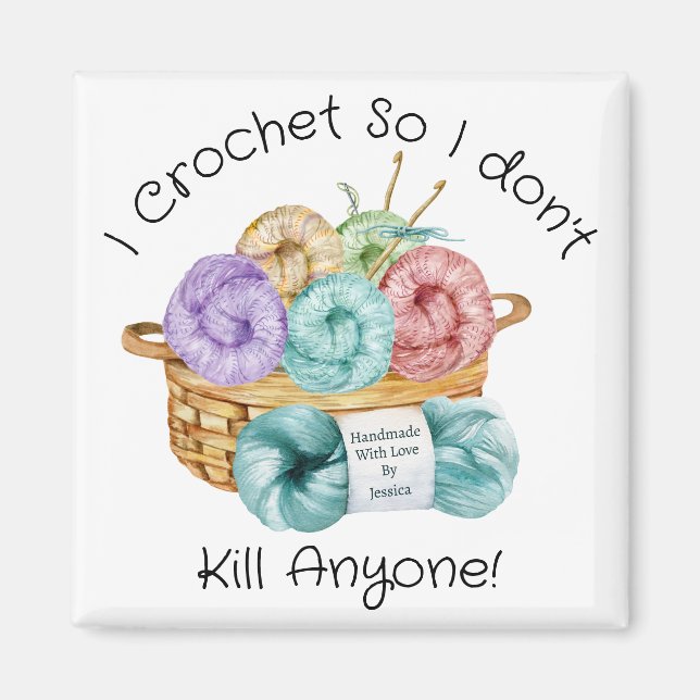Aimant I Crochet personnalisé (Devant)
