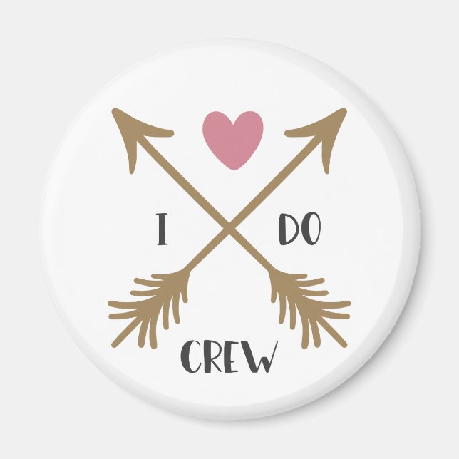 Aimant I DO CREW Mariage Proposition (Devant)