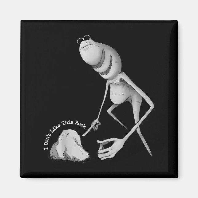 Aimant I Don't Like This Rock Funny Marcus The Worm Meme  (Devant)