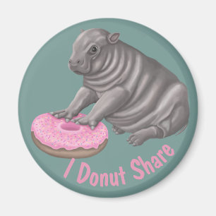 Aimant I Donut Partager Hippo