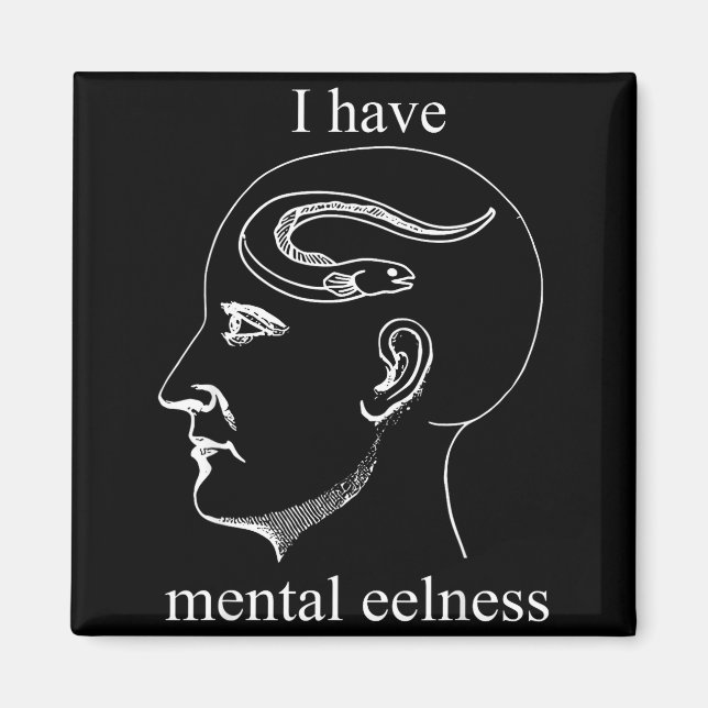 Aimant I Have Mental Eelness Funny Mentally  (Devant)