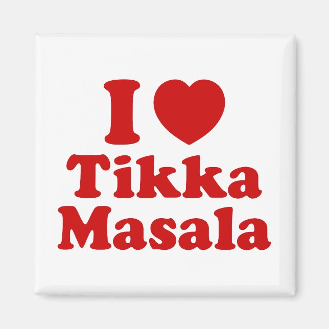 Aimant I Heart (Amour) Tikka Masala (Devant)