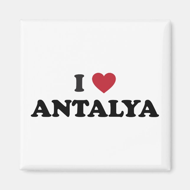 Aimant I Heart Antalya Turquie (Devant)