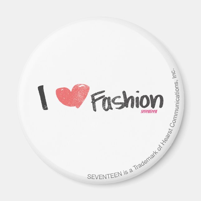 Aimant I Heart Fashion Purple (Devant)