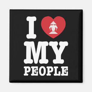 Aimant I Heart (Love) Erawan My Lao People