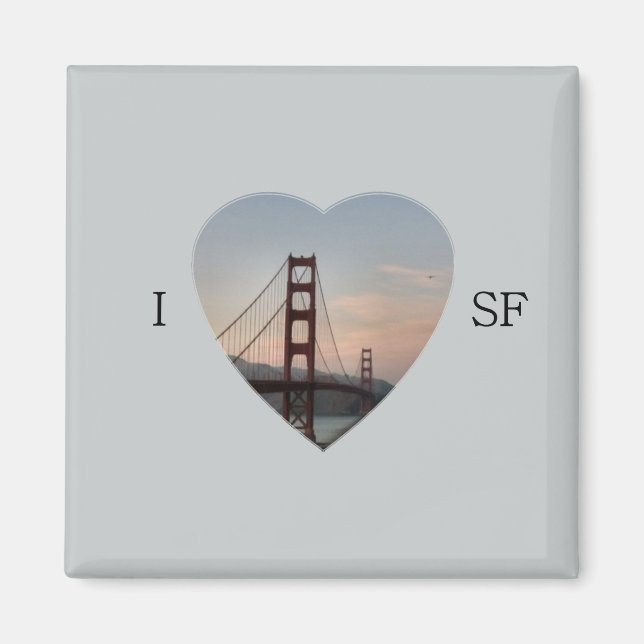 Aimant I Heart SF (Devant)