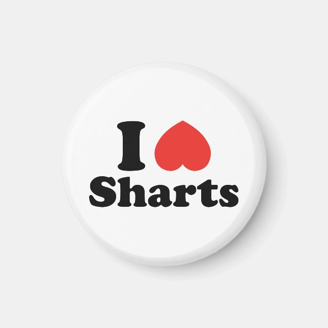 Aimant I Heart Sharts (Devant)