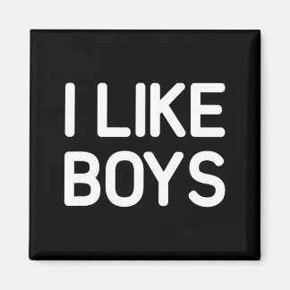 Aimant I Like Boys Funny Jokes Sarcastic