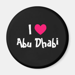 Aimant I Love Abu Dhabi