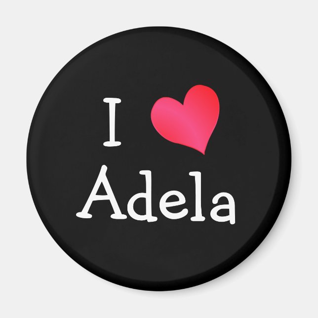 Aimant I Love Adela (Devant)