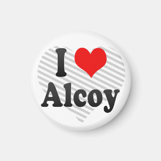 Aimant I Love Alcoy, Espagne