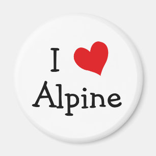 Aimant I Love Alpine