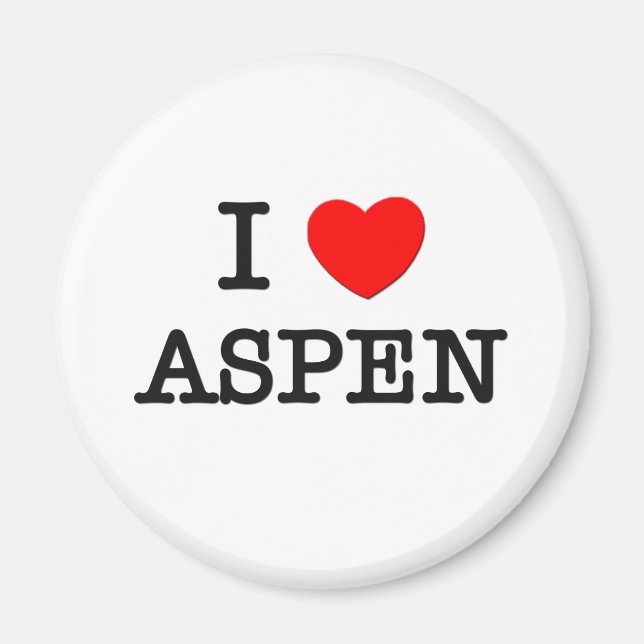 Aimant I Love Aspen (Devant)