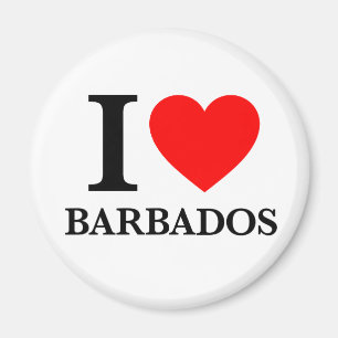 Aimant I Love Barbados