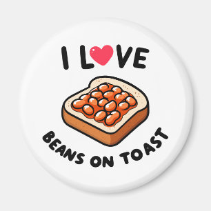 Aimant I Love Beans on Toast