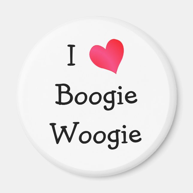 Aimant I Love Boogie Woogie (Devant)