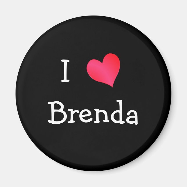 Aimant I Love Brenda (Devant)