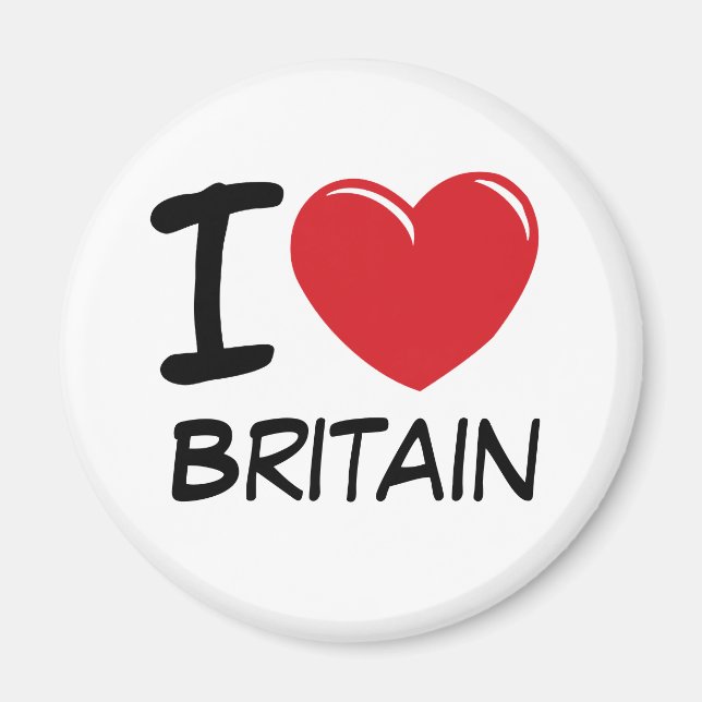 Aimant I Love Britain (Devant)