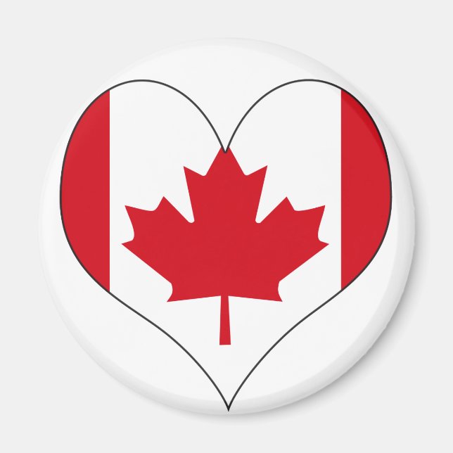 Aimant I Love Canada (Devant)