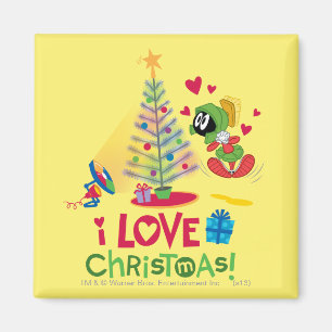 Aimant I Love Christmas - MARVIN THE MARTIAN™