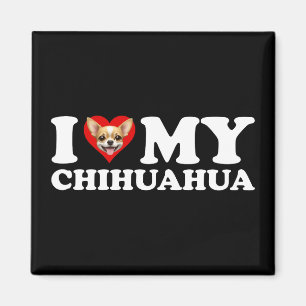 Aimant I Love (Coeur) My Chihuahua