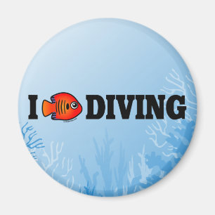 Aimant I Love Diving