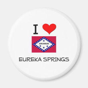 Aimant I Love EUREKA SPRINGS Arkansas