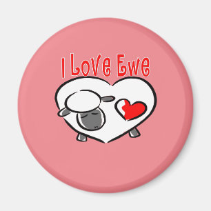 Aimant I Love Ewe Citations romantiques
